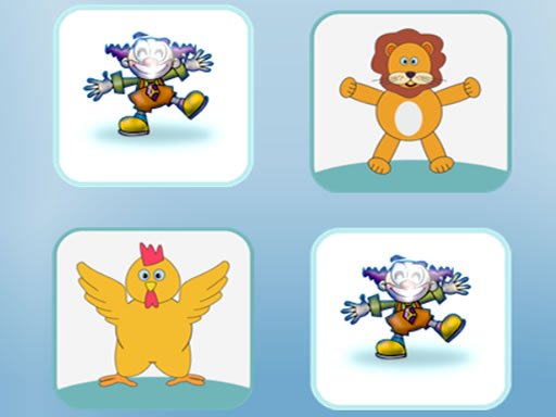 Happy Animals Memory Game Online