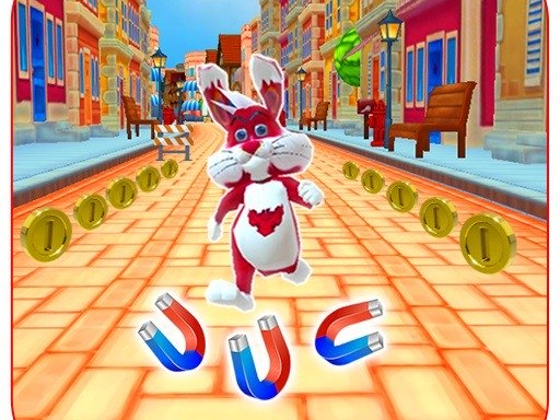 Subway Bunny Run Rush Rabbit Runner Game