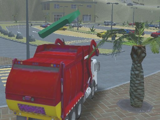 Island Clean Truck Garbage Sim Online