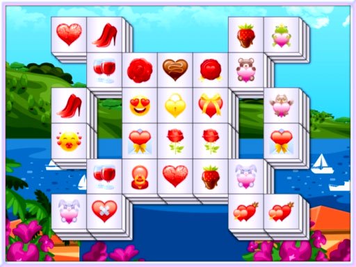 Valentines Mahjong Deluxe Online